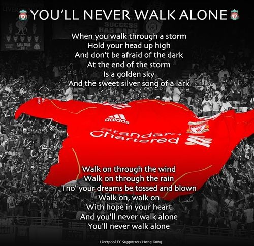 利物浦you will never walk alone