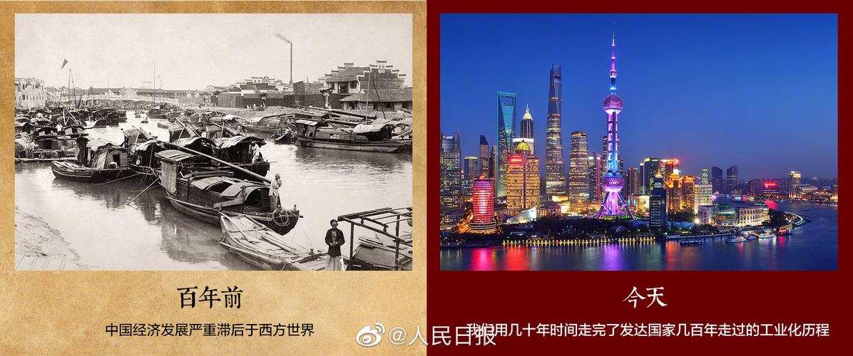 旧中国vs新中国图片